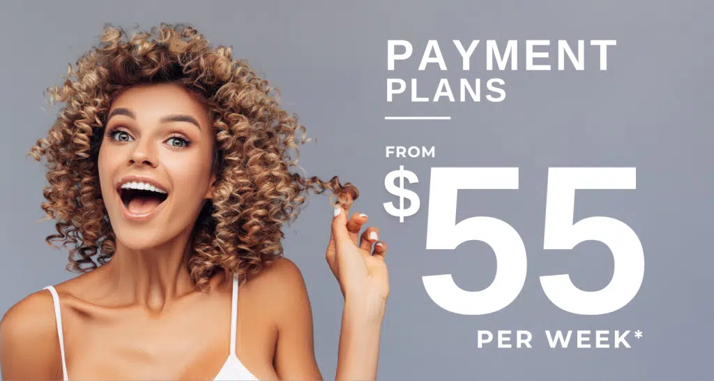 Advertisement for Payment Plans for Veneers or Crowns with TLC Finance
